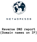 Reverse DNS report